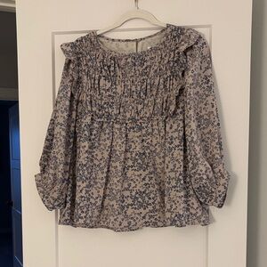 Floral Print Women's Blouse